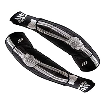 【中古】【輸入品・未使用】SMPL 社交ペイントボール 腕&肘パッド 保護 骨格骨 3X-Large