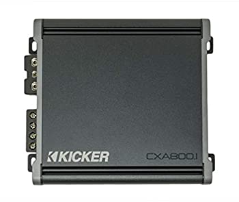 【中古】【輸入品・未使用】KICKER CXA8001 カーオーディオ クラス D アンプ モノ 1600W ピークサブアンプ CXA800.1 日本正規品