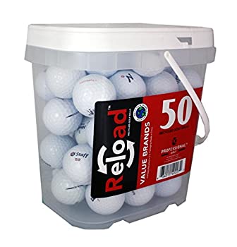 【中古】【輸入品・未使用】Reload リサイクルゴルフボール 50ボールバケツ ホワイト フリーサイズ 15,332円