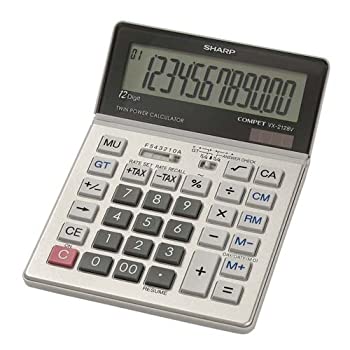 【中古】【インポート品・未当て嵌める】12-Digit Calc%ｶﾝﾏ% Tax Feature%ｶﾝﾏ% Dual Pwr%ｶﾝﾏ% 5x7x7/8%ｶﾝﾏ% Gray%ｶﾝﾏ% Sold as 1 Each - Sharp * 12-Digit Calc%ｶﾝﾏ% Tax Feature%ｶﾝﾏ% D