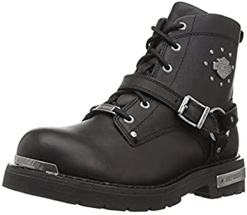 【中古】【インポート品・未当て嵌める】[Harley-Davidson] Women\u0027s Becky Motorcycle Boot%ｶﾝﾏ% Black%ｶﾝﾏ% 11 Medium US その他-靴