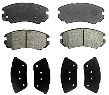 【中古】【輸入品・未使用】ACDelco 17D924M Professional Semi-Metallic Front Disc Brake Pad Set
