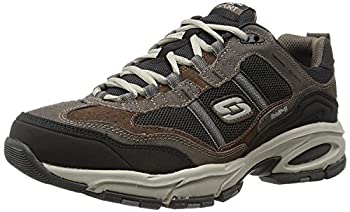 【中古】【輸入品・未使用】Skechers Sport Men's Vigor 2.0 Trait Memory Foam Sneaker%ｶﾝﾏ% Brown/Black%ｶﾝﾏ% 9.5 XW US