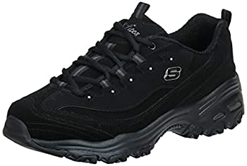 【中古】【輸入品・未使用】Skechers レディース DLites メモリーフォーム レースアップ スニーカー US サイズ: 8 Wide カラー: ブラック