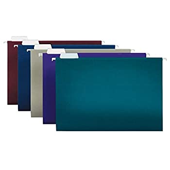 【中古】【輸入品・未使用】Office Depot 2トーンHangingファイルフォルダ、1?/ 5カット、8?1?/入れ物X 14で。、法的サイズ、アソートカラー、25のボックス、odom01945｜スカイマーケットプラス