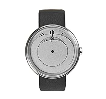 【中古】【インポート品・未当て嵌める】事業計画Watches Elosスチール写真40?粍ウォッチ、ブラックレザーバンド