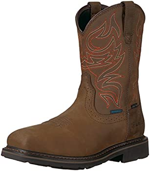 【中古】【輸入品・未使用】Ariat Work Men's Sierra Delta H2o Steel Toe Construction Boot%カンマ%Oily Distressed Brown%カンマ%7.5 E US|スカイマーケットプラス