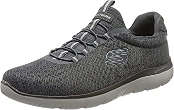 【中古】【輸入品・未使用】Skechers メンズ サミット%ｶﾝﾏ% グレー チャコール メッシュ トリム チャコール%ｶﾝﾏ% 24.5｜スカイマーケットプラス