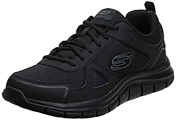 【中古】【インポート品・未当て嵌める】Skechers Men\u0027s Track Scloric Oxford%ｶﾝﾏ% Black%ｶﾝﾏ% 9 2E US