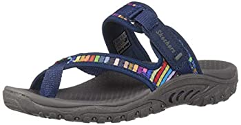 【中古】【輸入品・未使用】Skechers レディース Reggae-Mad スワッグトウ ソング ウーブンサンダル%ｶﾝﾏ% ネイビー%ｶﾝﾏ% 6
