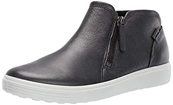 【中古】【輸入品・未使用】ECCO レディース ソフト7ジップブーティースニーカー%ｶﾝﾏ% ブラック ダークシャドー メタリック%ｶﾝﾏ% 4-4.5