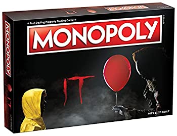 【中古】【輸入品・未使用】Monopoly IT ボードゲーム | 2017ドラマ/スリラーITに基づく | 公式認定IT商品 | テーマクラシックモノポリーゲーム