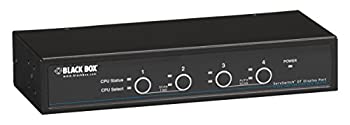 【中古】【インポート品・未当て嵌める】Black Box 事務机とっ始めKVM取り替えっこ 4界面 DisplayPort USB Bi-Dir USBオーディオ