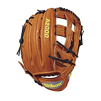 【中古】【インポート品・未当て嵌める】(Left Hand Throw%ｶﾝﾏ% 12.75%ﾀﾞﾌﾞﾙｸｫｰﾃ%%ｶﾝﾏ% Orange Tan/Black - Outfield Model) - Wilson A2000 Baseball Glove Series