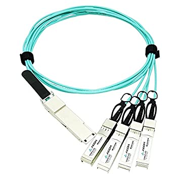 【中古】【インポート品・未当てはめる】Axiom AOC-Q-S-40G-7M-AX 40Gbase-AOC Qsfp+ to 4 SFP+ 能動的 光ケーブル アリスタ取り替えっこ 7m