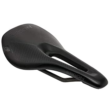 【中古】【輸入品・未使用】Ergon - SR Pro カーボン エルゴノミック コンフォート自転車サドル | ロード、レース、砂利バイク用 | レディース | M/L | ステルスブラック