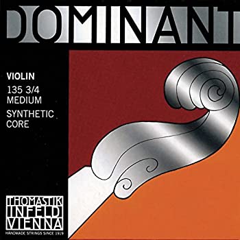 【中古】【輸入品・未使用】Thomastik Dominant 3/4 Violin String Set - Medium Gauge - Aluminium/Steel Ball-End E