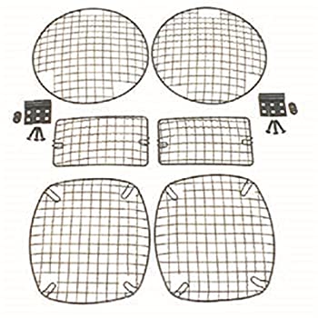 【中古】【輸入品・未使用】堅牢なリッジ11236.01ストーンガードセット、黒、97から06ジープ・ラングラーTJ