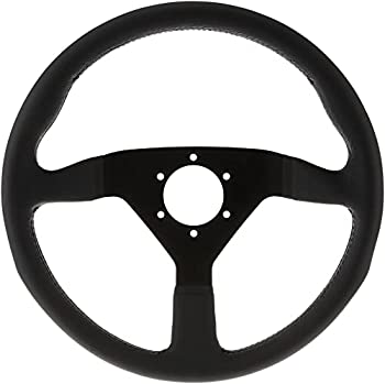 【中古】【輸入品・未使用】Momo - Momo MCL32BK1Bモンテカルロ320 mmレザーステアリングホイール