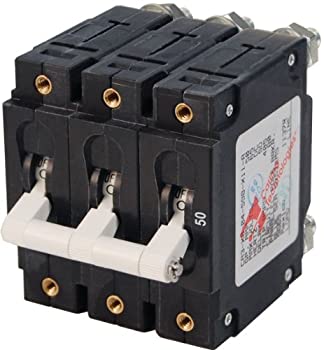 【中古】【輸入品・未使用】青い海 - AcのC-シリーズトリプル磁極サーキットブレーカ50アンプCa3にサーキットブレーカーホワイト