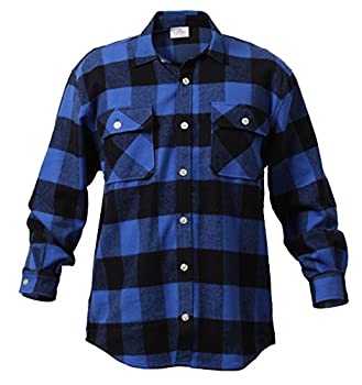 【中古】【輸入品・未使用】Rothco 厚手 チェック 格子柄 フランネル シャツ XX-Large