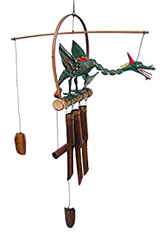 【中古】【インポート品・未当て嵌める】Cohasset Imports Dragon Flame Wind Chime