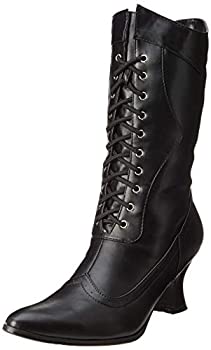 【中古】【輸入品・未使用】Ellie Shoes レディースAmeliaヴィクトリア調ブーツ 253 US サイズ: 10 B(M) US カラー: ブラック