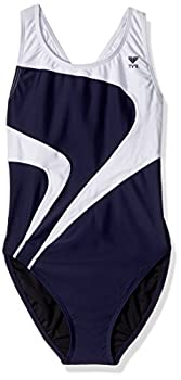 【中古】【インポート品・未当て嵌める】TYR 成年者用 合従連衡 T-スプライス マックス相応う 海水着 米国海軍/白いこと 34