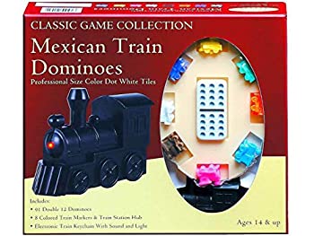 【中古】【輸入品・未使用】Mexican Train Dominoes With Train Markers And Hub｜スカイマーケットプラス