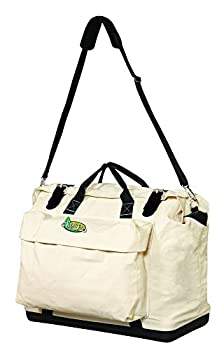 【中古】【インポート品・未当て嵌める】Weaverなめし革Arborist Doctorスタイルキャンバスツールバッグ、白いこと
