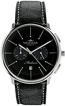 【中古】【インポート品・未当て嵌める】(モンディア) MONDIA Mondia italy madisson chrono 成人男性用 アナログ見せびらかす 日本製石英 ?表 同 生まれながらなめし革 ?子 MI751-3CP [並行輸入品]