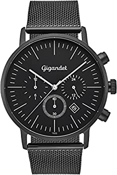【中古】【輸入品・未使用】Gigandet Men 's Quartz Watch Minimalism III DualTimeアナログステンレススチールブラックg22???007｜スカイマーケットプラス