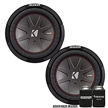 【中古】【輸入品・未使用】Kicker 43CWR102 10インチ デュアルボイスコイル 2オーム Comp R ウーファーバンドル