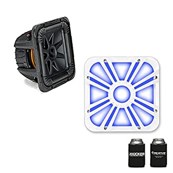 【中古】【輸入品・未使用】KICKER 44L7S102 L7S 10インチ デュアル 2オーム サブウーファー & LED ホワイトグリル｜スカイマーケットプラス