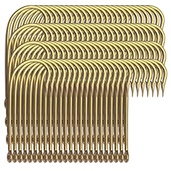 【中古】【インポート品・未当て嵌める】(Size 12/0 Duratin (100 pcs)) - Mustad Alligator Hooks 3407%ｶﾝﾏ% Forged%ｶﾝﾏ% Bulk