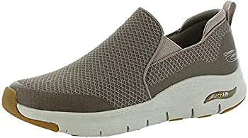 【中古】【インポート品・未当て嵌める】Skechers Men\u0027s Arch Fit Banline Oxford%ｶﾝﾏ% Taupe%ｶﾝﾏ% 12 M US
