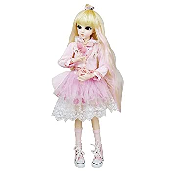 【中古】【輸入品・未使用】EVA BJD 人形 1/3 ボール メカニカルジョイントドール 服 コート 靴 ヘアソックス パンツ アクセサリー 高さ1.9フィート 23インチ 60CM ブラック|スカイマーケットプラス