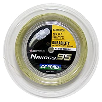 【中古】【インポート品・未当て嵌める】YONEX Nanogy 95 Bobine de Corde de Badminton 200 m