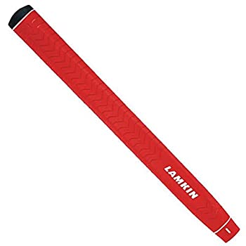 【中古】【輸入品・未使用】Lamkin ディープエッチングパドルパターゴルフグリップ レッド|スカイマーケットプラス