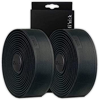 【中古】【輸入品・未使用】Fizik Vento 粘着性ブラックバーテープ | Microtex、Solocush | テープ2ロール