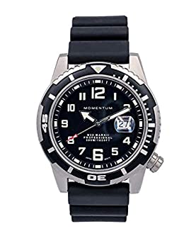 【中古】【インポート品・未当て嵌める】【日本未発売】Momentum（モメンタム) Men\u0027s 1M-DV52B1B M50 Mark II Military Inspired Black Rubber Watch