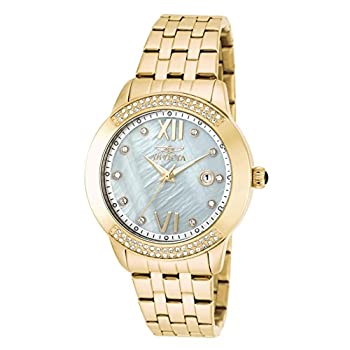 【中古】【インポート品・未当て嵌める】INVICTA WOMEN\u0027S ANGEL GOLD-TONE STEEL BRACELET \u0026 CASE QUARTZ WATCH 20313