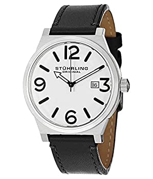 【中古】【インポート品・未当て嵌める】Stuhrling - Analog quartz Wristwatch svizzero%ｶﾝﾏ% Leather%ｶﾝﾏ% Man 2