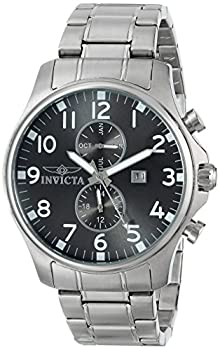 【中古】【インポート品・未当て嵌める】Invicta Men\u0027s 17073 Specialty Analog Display Swiss Quartz Silver Watch