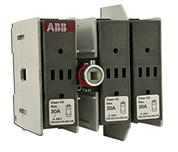 【中古】【インポート品・未当てはめる】ABB OS30facc12?Fused切りはなす、30?Amp、3極