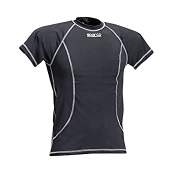 【中古】【輸入品・未使用】SPARCO (スパルコ) アンダーウェア TSHIRT MICROPOLY BLK MED 00226N2M｜スカイマーケットプラス
