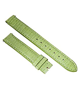【中古】【インポート品・未当て嵌める】ユニセックスストラップ19?粍 Shiny菩提樹Lizard