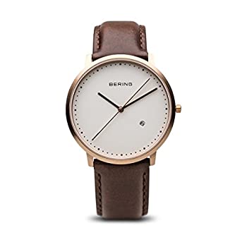 【中古】【インポート品・未当て嵌める】BERING Time メンズ スリムウォッチ 11139-564 | 39粍入れもの | 古典派音楽寄せあわせ | カーフスキンレザーストラップ | 傷に揺るぎ無いサファイアク