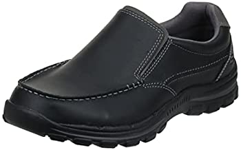 【中古】【輸入品・未使用】Skechers Men's Braver Rayland Slip-On Loafer%ｶﾝﾏ%Black Leather%ｶﾝﾏ%8.5 M US｜スカイマーケットプラス