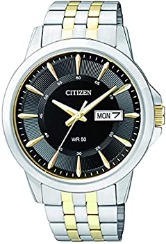 【中古】【インポート品・未当て嵌める】Citizen Men\u0027s BF2018-52E Silver Stainless-Steel Plated Japanese Quartz Dress Watch